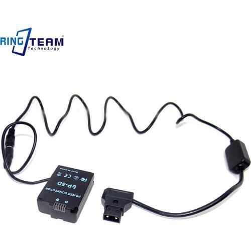 10-24V Power DTap D-Tap Cable Plus EN-EL21 Dummy Battery EP5D EP-5D DC Coupler Power Supply Connector for Nikon 1 V2 1V2 Camera