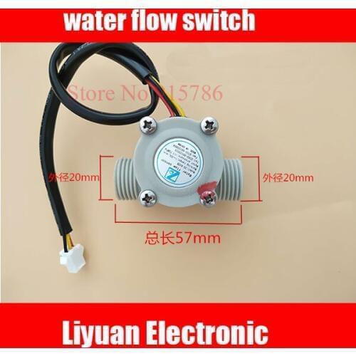 2pcs thermostat water flow sensor / water flow switch / meter gas water heater 3 lines