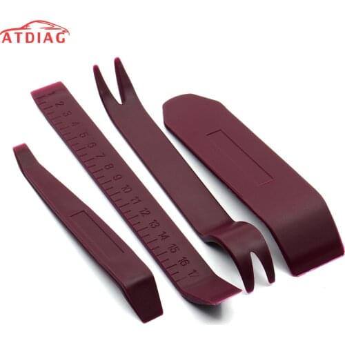 4 pcs Luxury Plastic Repairing Tool Car Radio Door Clip Panel Trim Dash Audio Stereo Removal Installation Pry For Car