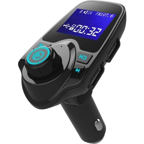 Bluetooth Player Wireless Handsfree ABS LED Screen Display MP3 Charger FM Modulator for Car автомобильная зарядка car charger