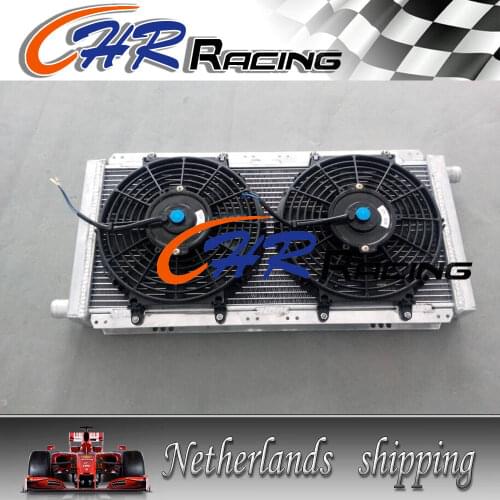 FOR 56MM ALUMINUM RADIATOR +FANS LOTUS ELISE & EXIGE SERIES 1&2 VAUXHALL VX220 M/T