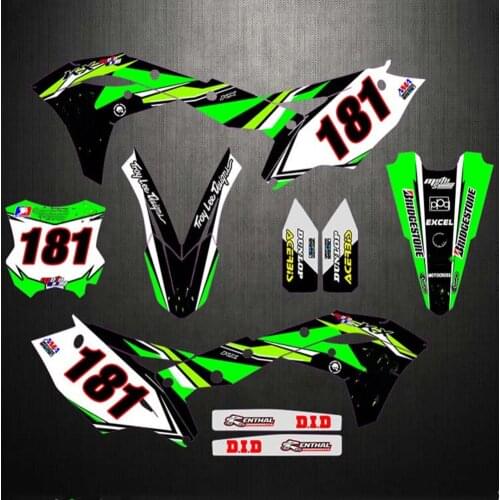 For Kawasaki 450 KXF 2021-2019 KX450 Motorcycle Team Graphics DECALS STICKERS for Kawasaki KX450F KXF450 KX 450 F 2019 2020 2021