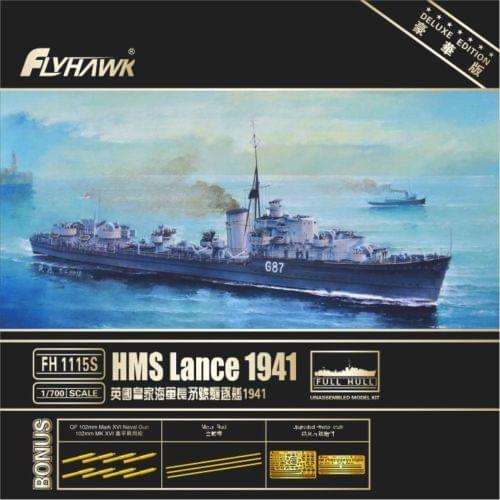 Flyhawk FH1115S 1/700 HMS Lance 1941 (Deluxe Edition)