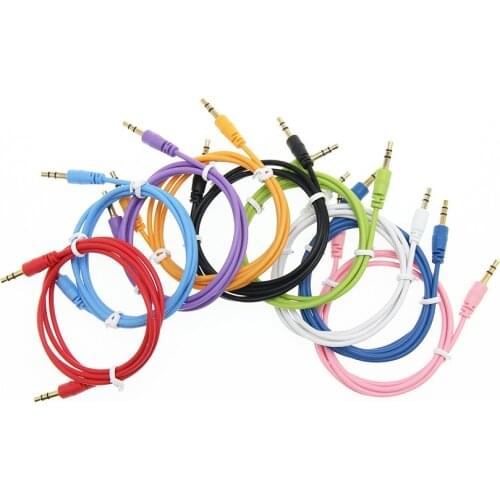 Aux Cables Jack 3.5mm Audio Male to Male Cable For Xiaomi iPhone Car Speaker Headphone MP3/4 PC AUX Cord Line