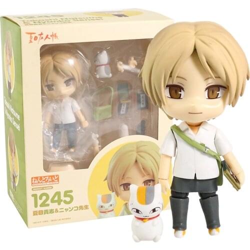 Natsumes Book of Friend Takashi Natsume & Nyanko Sensei 1245 PVC Action Figure Collectible Model Toy