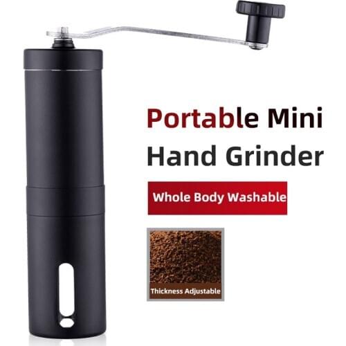Coffee Grinder Mini Stainless Steel Hand Manual Handmade Coffee Bean Burr Grinders Mill Kitchen Tool Grinders