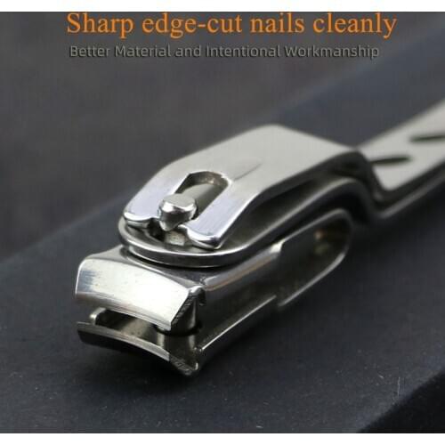 Nail Toe Clipper Cutter Trimmer Scissor Stainless Steel Manicure Pedicure Tool