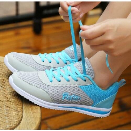 Summer Light Weight Sneakers Womens Running Shoes Women Sports Shoes for Women Sneakers Sport Gray Blue Kids Trainers GMB-1664