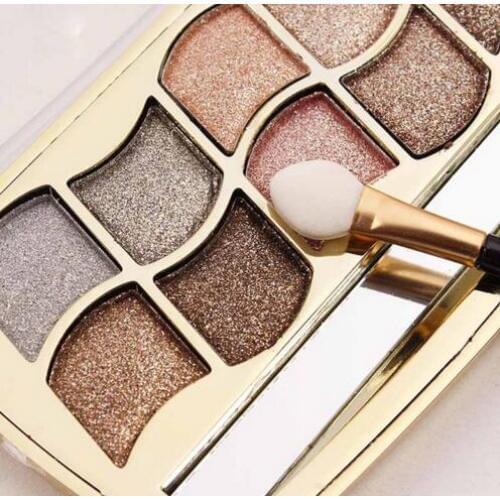 Maquiagem Brand Make Up Eyeshadow Palette 1 PC Diamond Glitter Eyeshadow Naked Palette Makeup Sombra Chocolate
