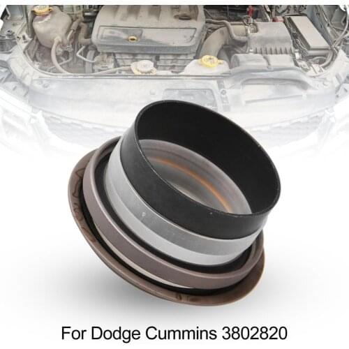 Front Main Crankshaft Oil Seal Wear Sleeve Kit Rubber Spare Parts 3802820 for Dodge Cummins 5.9L 6.7L ENGINES