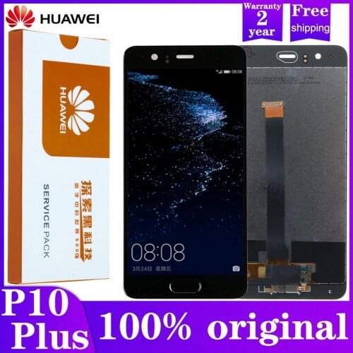 Original 5.5'' LCD for Huawei P10 Plus LCD Display huawei VKY-L09 Single SIM Touch Digitizer Assembly With Frame Repair Parts