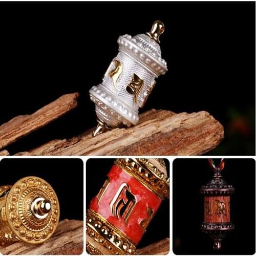 Multi-color exquisite Buddha Gawu box Pendant,high quality plating, Tibet national element metal crafts not fade not rust