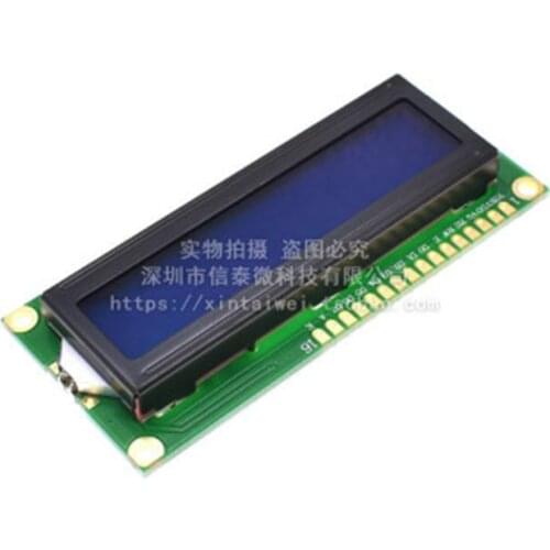 Blue Screen 1602A Blue Screen LCD LCD Screen Blue 5V White Font LCD 1602 With Backlight
