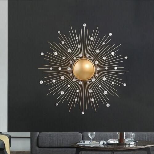 Modern Wrought Iron Wall Hanging Sunglasses Flower Crafts Decoration Home Porch Restaurant KTV Bar Wall Sticker Mural Ornaments