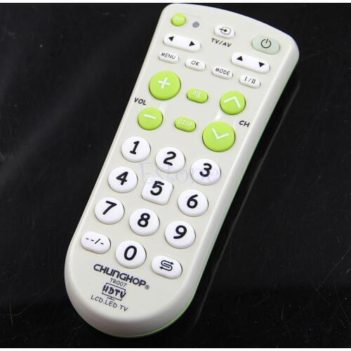 On Sale Universal Multifunction Large Key Remote Control For LCD LED HD TV Sets - L060 New hot