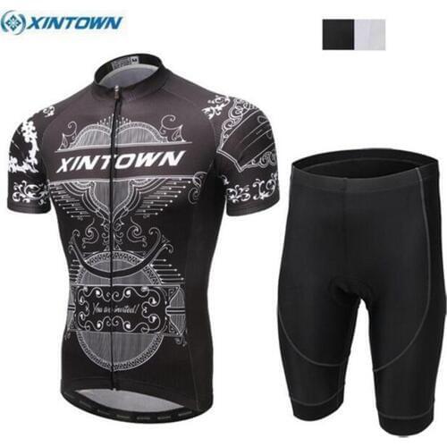 XINTOWN Men Cycling Jersey Cycling Clothing maillot ciclismo roupa ciclismo Summer Bib Shorts cycling Set S-XXXL
