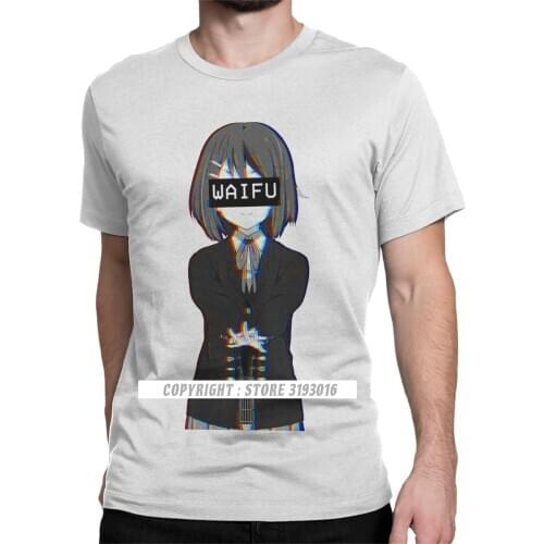 Yui Waifu T Shirt Men K-on Yui Hirasawa Japan Anime Camisa 3D Tee Shirt Printed Streetwear Christmas Day Clothing Shirt