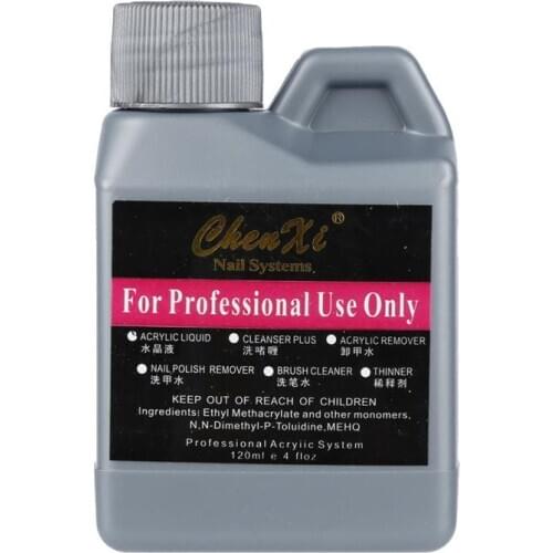 120ml Liquid Acrylic Powder Nail Art Professional Crystal Liquid Monomer Maincure Liquid Powder Tools Nail Tips