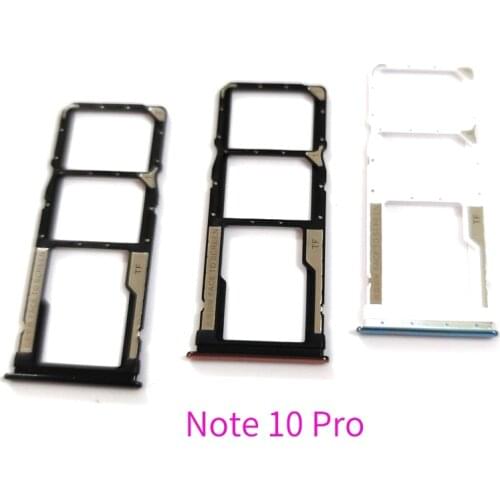 20pcs For Xiaomi Redmi Note 10 Pro SIM Card Tray SD Slot Holder Adapter Socket