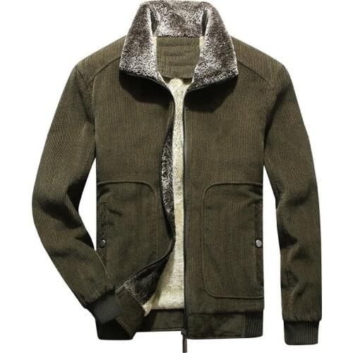 2021 Urban Men‘s Fashion Winter Jackets Outdoor Corduroy Tactical Windbreaker Thick Windproof Army Coat Slim Blazers Plus Size