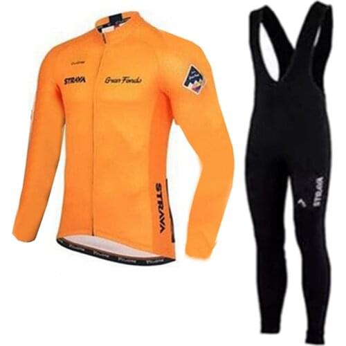 2021 Mens Cycling Jersey Long sleeve set MTB Bike Clothing Maillot Ropa Ciclismo Hombre Bicycle Wear 9D GEL bib pants