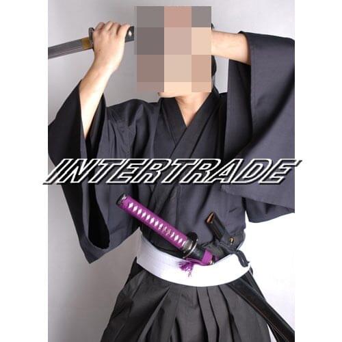 4colors 4pcs/set top quality linen Japanese samurai suits Hakama Kendo GI Iaido uniforms martial arts Aikido clothing