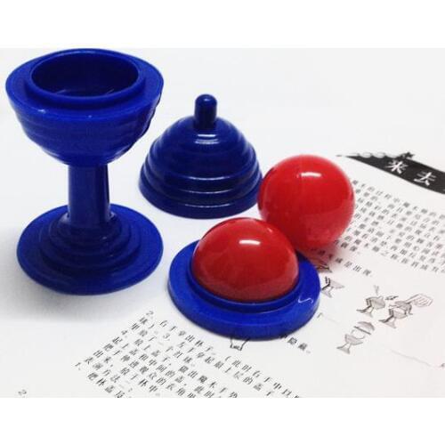 5 pcs/lot Ball And Vase Children Kids Magic Tricks Free Shipping Toys Props Funny Easy To Do Magia Gadget