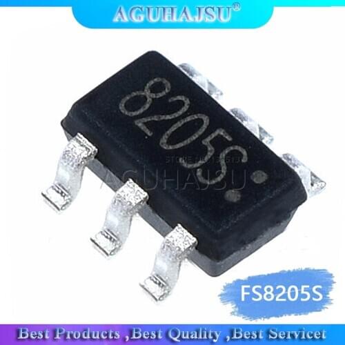 50pcs FS8205S 8205 FS8205 Lithium battery protection IC SOT23-6 circuit chip