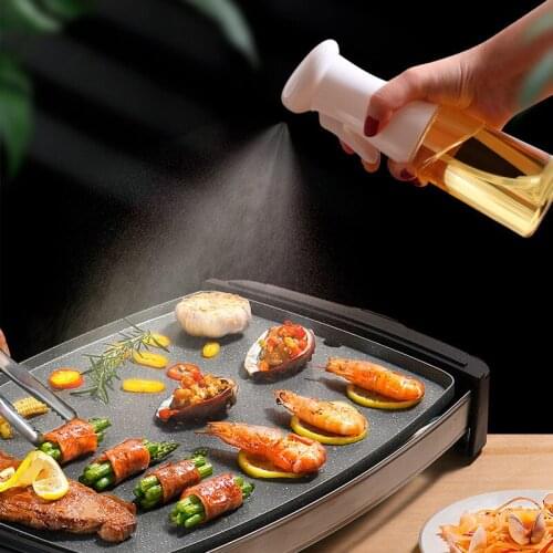 210ml Oil Spray Bottle Cooking Baking Vinegar Mist Sprayer Barbecue Spray Bottle for Kitchen Cooking BBQ Grilling Roasting