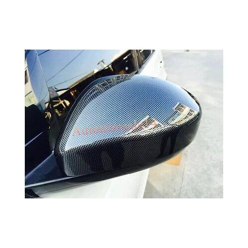 Decorative Carbon Fiber Side Mirror Trim For Land Rover Range Rover Evoque 14-16
