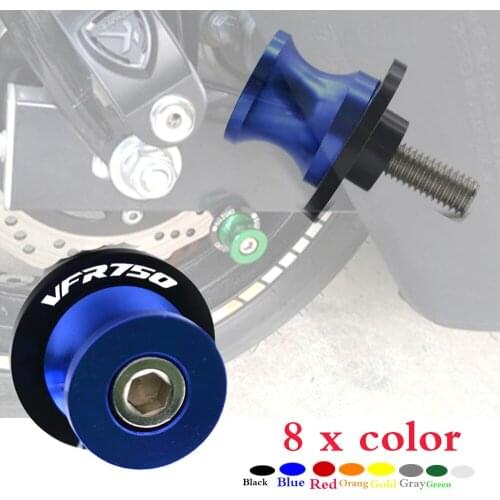 For Honda VFR 750 VFR750 8mm Motorcycle Swingarm Spools Slider Swingarm Stand Screws Slider Protector