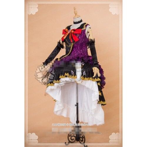 Hot Sale 2019 Custom Made Cosplay Costume BanGDream!Roselia Bass player Lisa Gorgeous Party Dress full sets A
