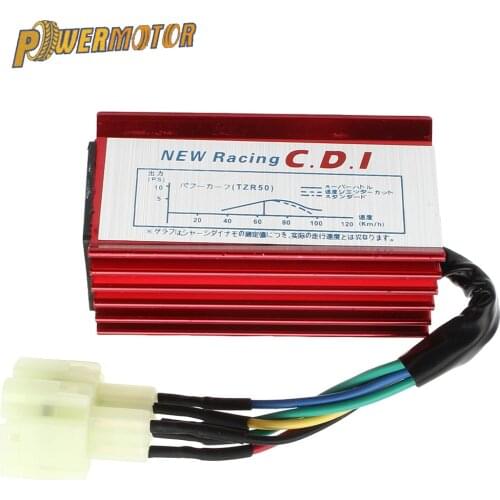 GY6 Motorcycle 6 pin AC Racing Ignition Coil CDI Box For 50cc 125cc 150cc 139QMB 152QMI 157QMJ Scooter Moped ATV