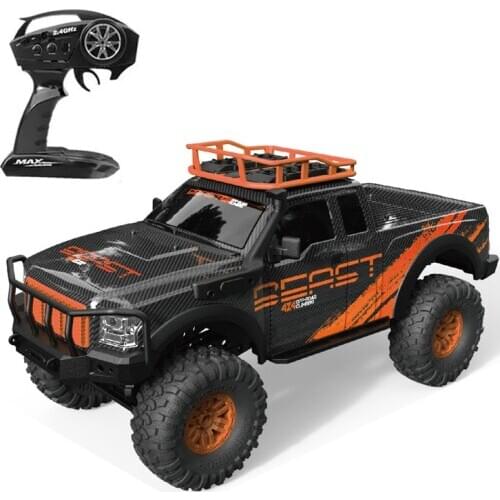HB 1:10 15KM/H 2.4G 4WD RC Climber Vehicle Truck Model Toy with LED Gift For Boys - RTR Version (HB-ZP1004)
