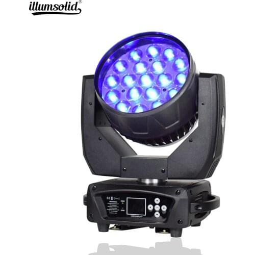 Led 19x15W Wash Zoom Moving Head Light High Standard Party Lighting DMX512 DJ Equipment For RGBW Disco Spot Lights