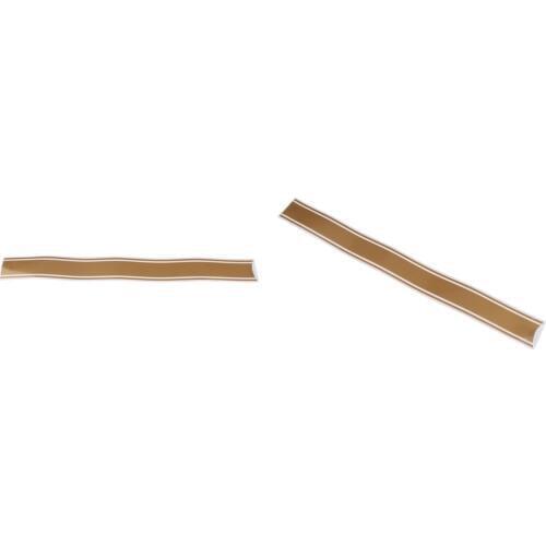 MagiDeal 2 Sets 50x4.5cm DIY Fuel Gas Tank Decal Sticker for Cafe Racer Gold