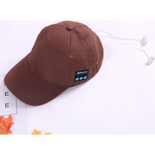 Fashion Wireless Bluetooth Cap Outdoor Sports Hip Hop Baseball Cap Hat Headphones Call Music Sun Cap Men Women For Running