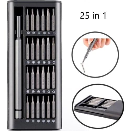 Screwdriver Set 25 In 1 Precision Screw Driver Torx Bit Magnetic Hexfor Smart Home Mobile Phone Tablet Repair Precision Tool kit