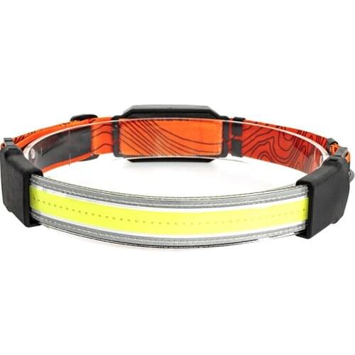 Newly Headlamp Super Bright USB Rechargeable Work Light Waterproof COB LED Light Strap for Outdoor Activity Portable