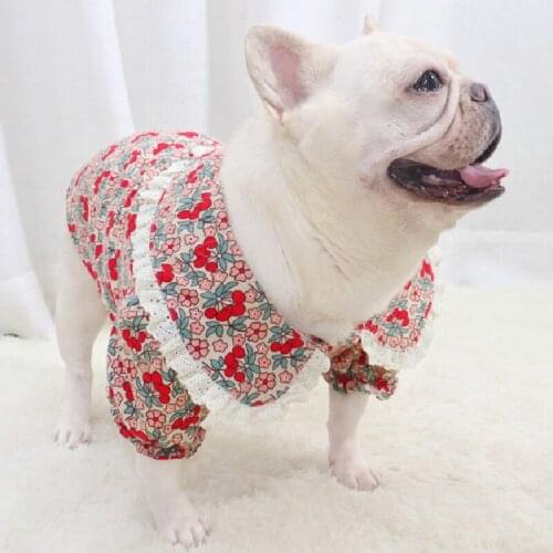 French Bulldog Pug Clothes Puppy Shirt Pet Spring Poodle Pomeranian Schnauzer Welsh Corgi Costume Dachshund Outfit Dropshipping