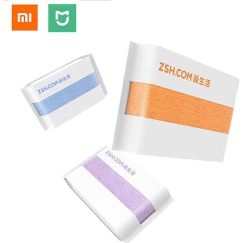 Original Xiaomi ZSH Polyegiene Antibacterical 100% Cotton 5 Colors Highly Absorbent Towel Young Series Bath Face Hand Towel