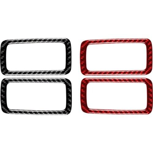 Fit For Porsche Macan 2014-2021 Real Carbon Fiber Interior Rear Reading Light Lamp Cover Decoration Trim Car Accessories