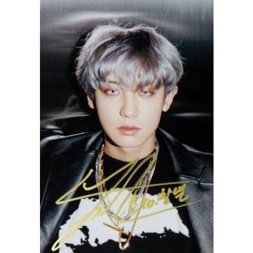 Signed EXO Park Chan Yeol autographed photo TDON`T MESS UP MY TEMPO 5 versions 4*6 112018