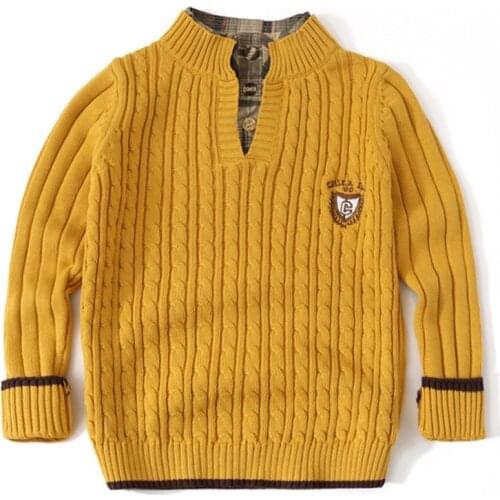 Teenager Sweater Knitwear Clothes Winter Teen Boys Long Sleeve Cardigan Knitted Sweater Toddler White Child Tops 3-12 Years