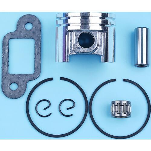 38mm Piston Ring Bearing 10mm Pin Muffler Gasket Kit For Stihl 018 MS180 MS 180 Chainsaw Replace 1130 030 2004 Part