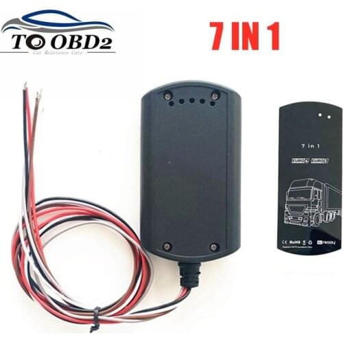 Adblue 7 in 1 Full Chip Version Ad blue Emulator System box 7in1 with EURO 4/5 Truck 7 IN 1 Support for MB/SCANIA/IVECO/DAF
