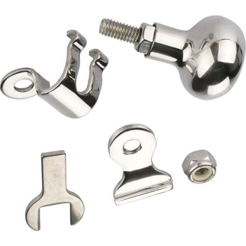 Car Steering Wheel Knob Auxiliary Booster Aid Control Handle -Silver