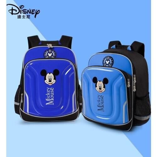 Disney Mickey Mouse Large Capacity Backpack Boys Waterproof Shoulder Bag Childrens Fashion Students Schoolbag