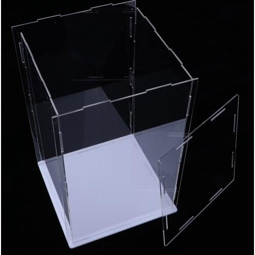 Modern Acrylic Toy Display Show Case Dustproof Box Large Ornament Protection Tool 20x20x30cm