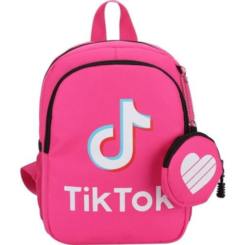 TIK TOK Mochila Bolsa Cartoon Backpacks Canvas Bagpack Rucksack Boys Girls SchoolBag For Children